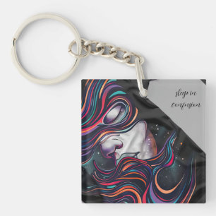 sleep in confusion keychain