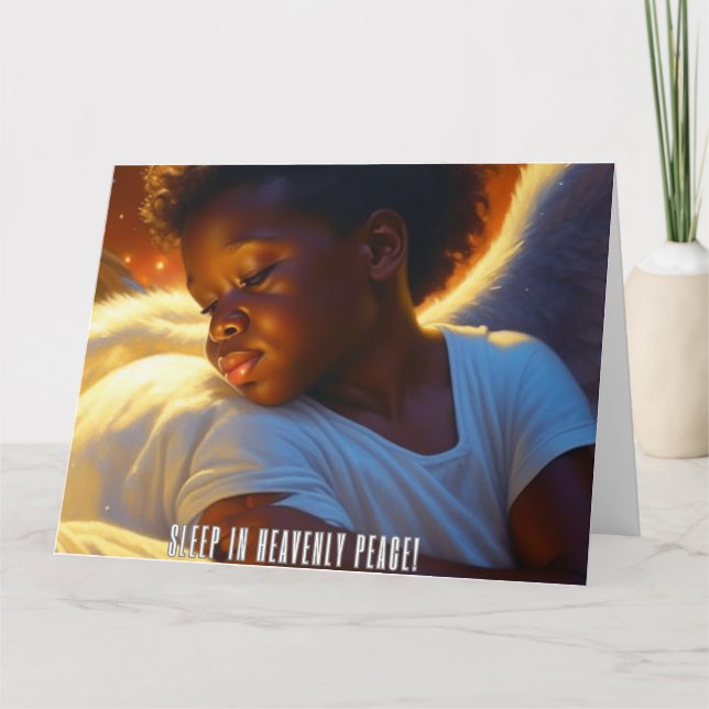 SLEEP IN HEAVENLY PEACE  CARD (Front)