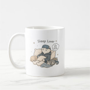Sleep Lover Five More Minutes Funny Sleep Meme Coffee Mug