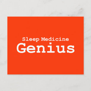 Sleep Medicine Genius Gifts Postcard