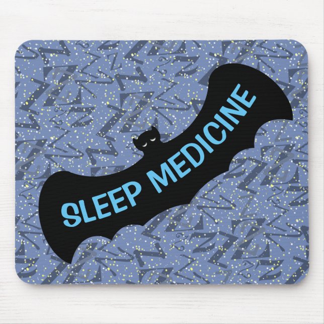 SLEEP MEDICINE POLYSOMNOGRAPHY by Slipperywindow Mouse Pad (Front)