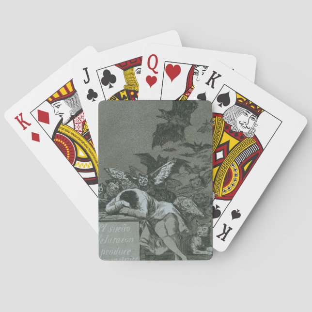 Sleep Of Reason Playing Cards (Back)