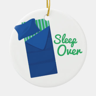 Sleep Over Ceramic Ornament