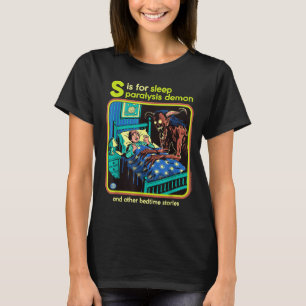 Sleep Paralysis Demon Sarcastic Retro Funny Adult  T-Shirt
