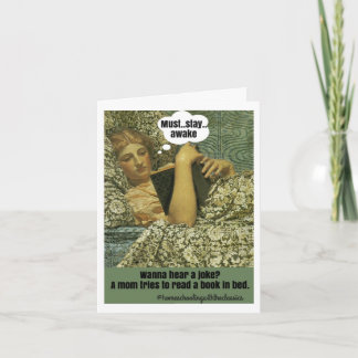 Sleep reading card