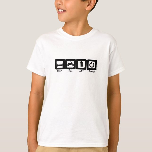 Sleep Ride Eat Repeat T-Shirt (Front)