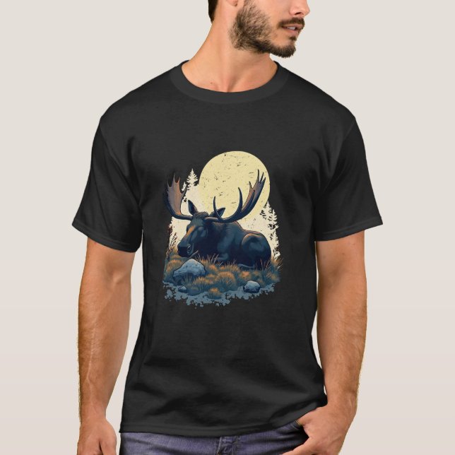 Sleep Scandinavia Norway Sweden Kids Sleeping Moos T-Shirt (Front)