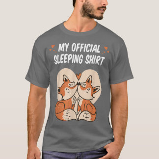 sleep shirt two foes cuddling