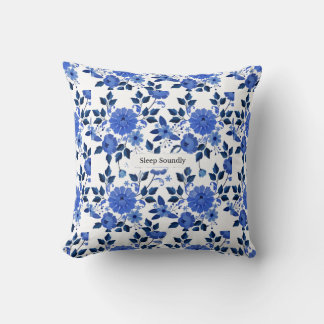 Sleep Soundly Throw Pillow