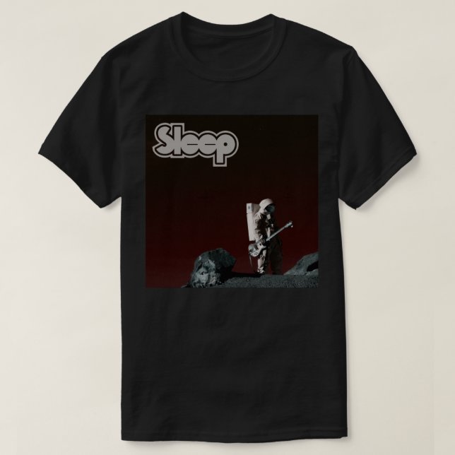 Sleep The Sciences Bass Astronaut T-Shirt (Design Front)
