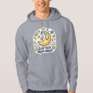 Sleep Tight Moon & Stars – Whimsical Celestial Kid Hoodie