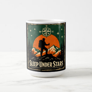 Sleep Under Stars – Stargazing Camper Nature Coffee Mug