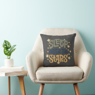Sleep Under the Stars Throw Pillow