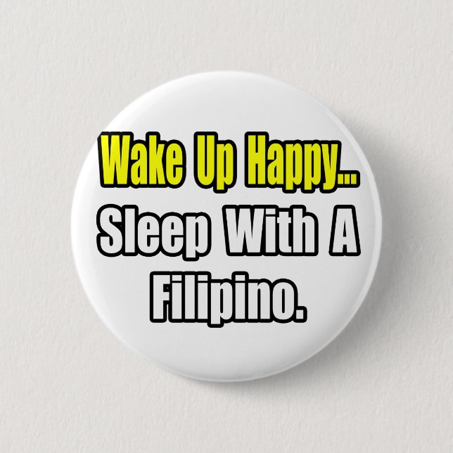 Sleep With a Filipino 2 Inch Round Button (Front)