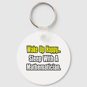 Sleep With a Mathematician Keychain