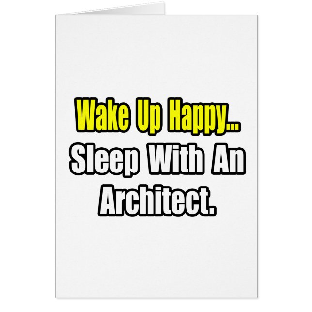 Sleep With an Architect (Front)