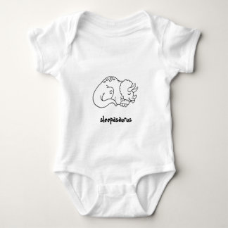 sleepasaurus baby bodysuit