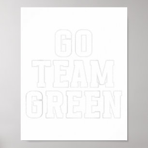 Sleepaway Summer Camp Colour War Go Green Team Spi Poster