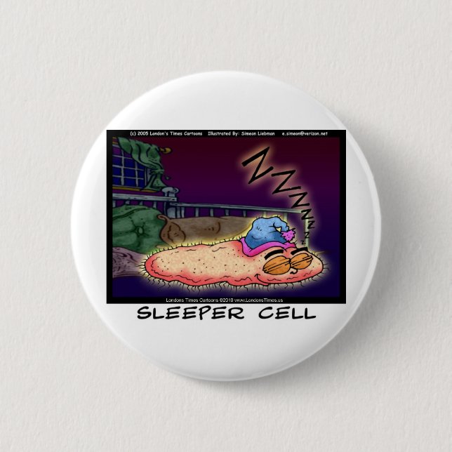 Sleeper Cell Funny Gifts Tees &  Collectibles 2 Inch Round Button (Front)
