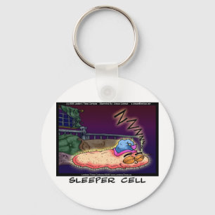 Sleeper Cell Funny Gifts Tees & Collectibles Keychain