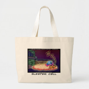 Sleeper Cell Funny Gifts Tees & Collectibles Large Tote Bag