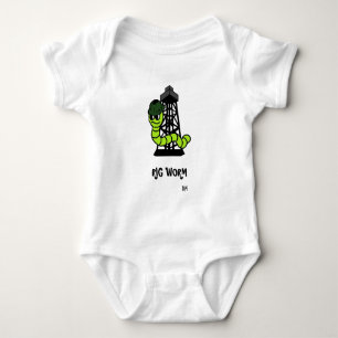 Sleeper Rig Worm Baby Bodysuit