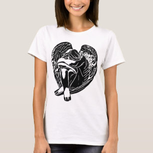 Sleeping Angel Girl Fantasy religious abstract T-Shirt