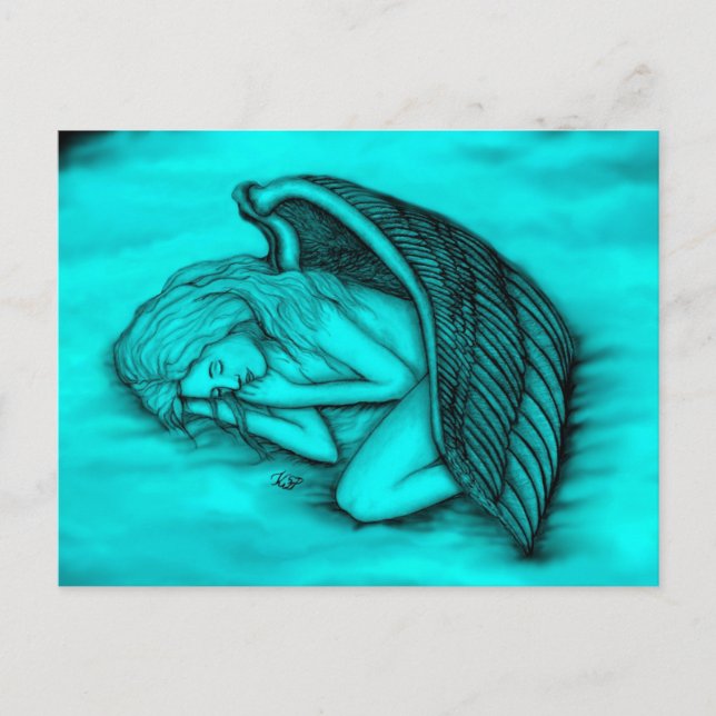 Sleeping Angel Postcard (Front)