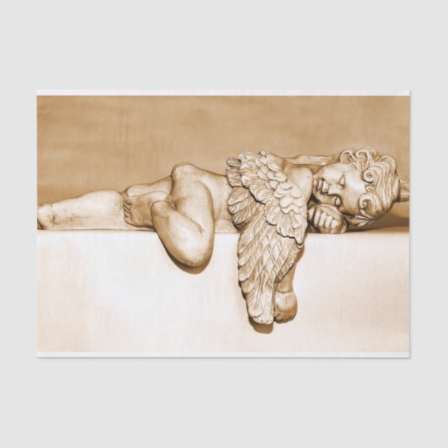 sleeping angel tissue paper (Front)