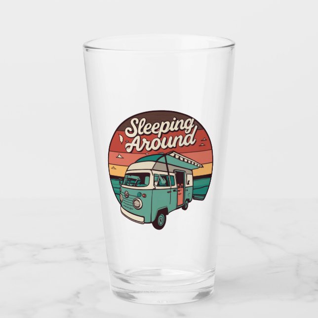 Sleeping Around Camper Glass (Front)