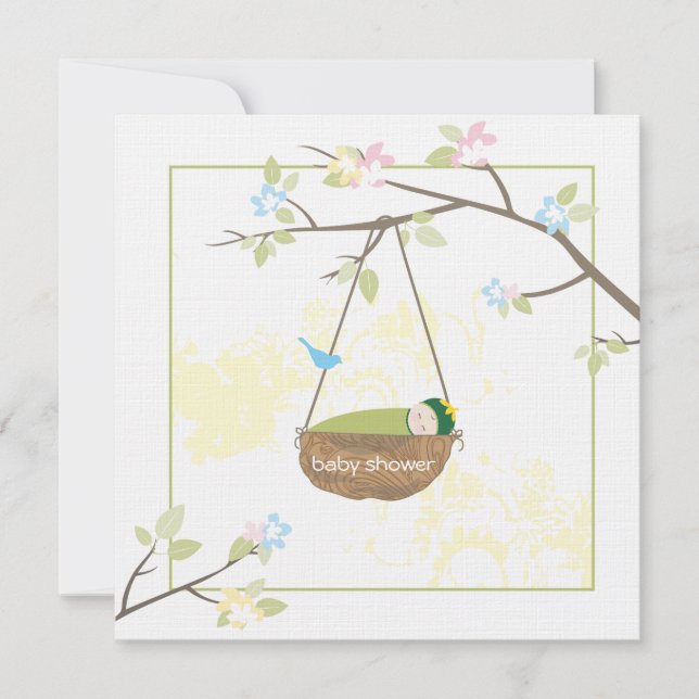 Sleeping Baby - Baby Shower Invitation (Front)