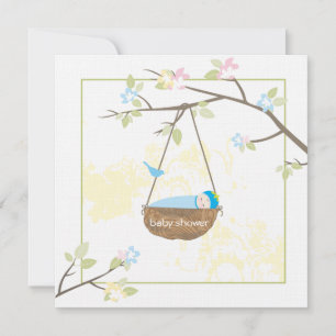 Sleeping Baby - Baby Shower Invitation