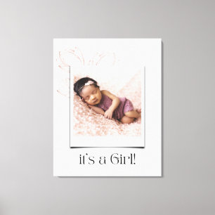 Sleeping baby canvas print