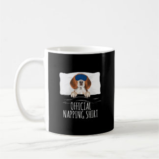 Sleeping Beagle Dog Official Napping/ Funny Beagle Coffee Mug