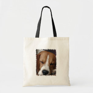 Sleeping Beagle Environmental Tote Bag