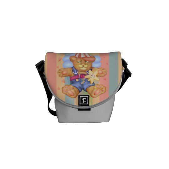 SLEEPING BEAR BABY Rickshaw MINI Messenger Bag