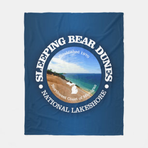 Sleeping Bear Dunes Fleece Blanket