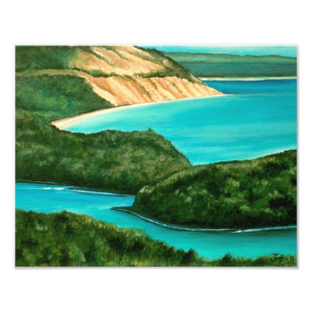 Sleeping Bear Dunes Lakeshore Photo Print (Front)