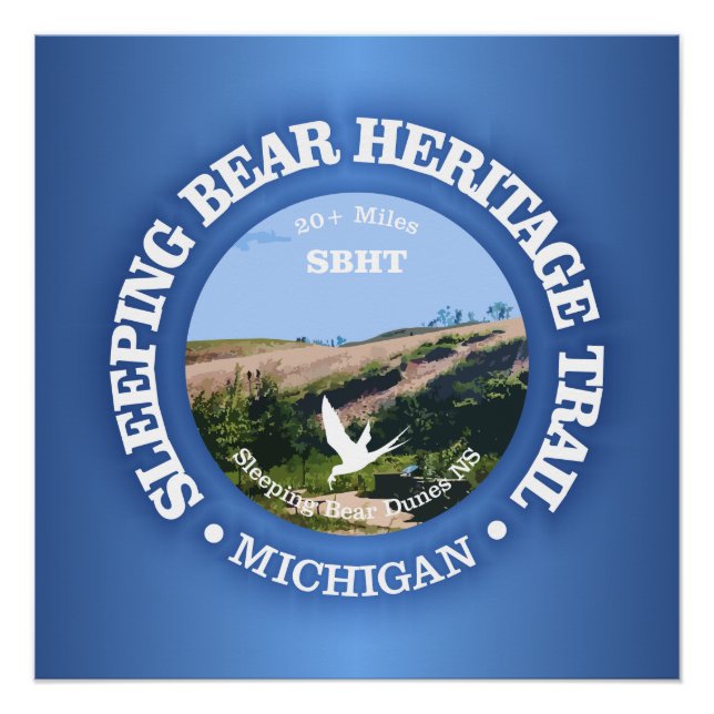 Sleeping Bear HT (cycling c) Poster (Front)