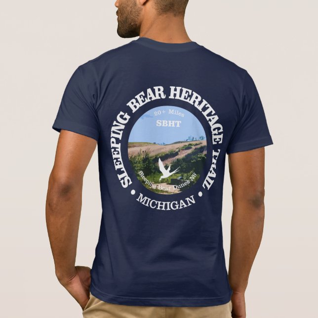 Sleeping Bear HT (cycling c) T-Shirt (Back)