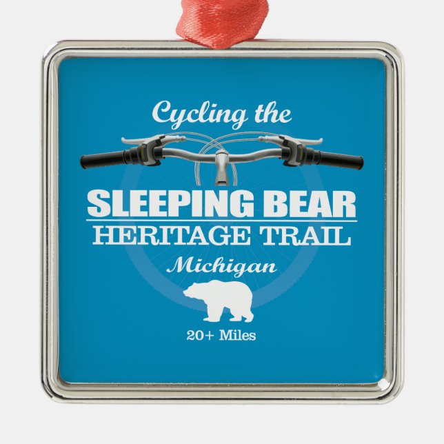 Sleeping Bear HT (H2) Metal Ornament (Front)