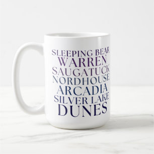 Sleeping Bear Michigan Sand Dunes Coffee Mug