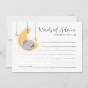 Sleeping Bear Moon Neutral Words of Advice Cards