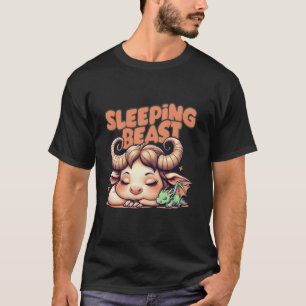 Sleeping Beast u2013 Cute but Fierce & Cozy Fantas T-Shirt