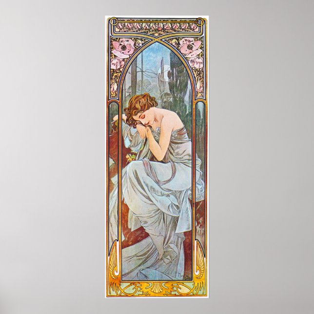 Sleeping Beautiful Woman Poster (Front)