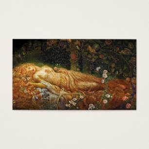 Sleeping Beauty and a Harp