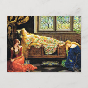 Sleeping Beauty artwork Postcard