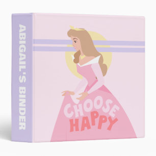 Sleeping Beauty Aurora Choose Happy Binder
