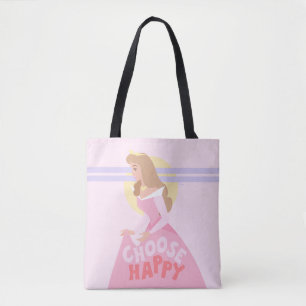 Sleeping Beauty Aurora Choose Happy Tote Bag