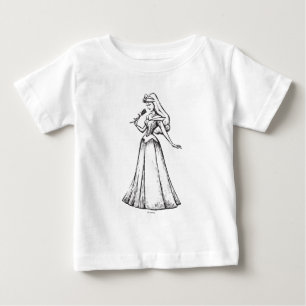 Sleeping Beauty   Aurora - Vintage Rose Baby T-Shirt